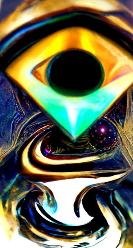 Golden Third Eye Opens to the Fourth Dimension