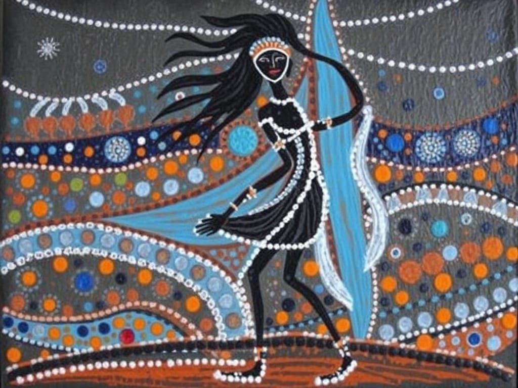 Primitive Australian Art in Neo-Style