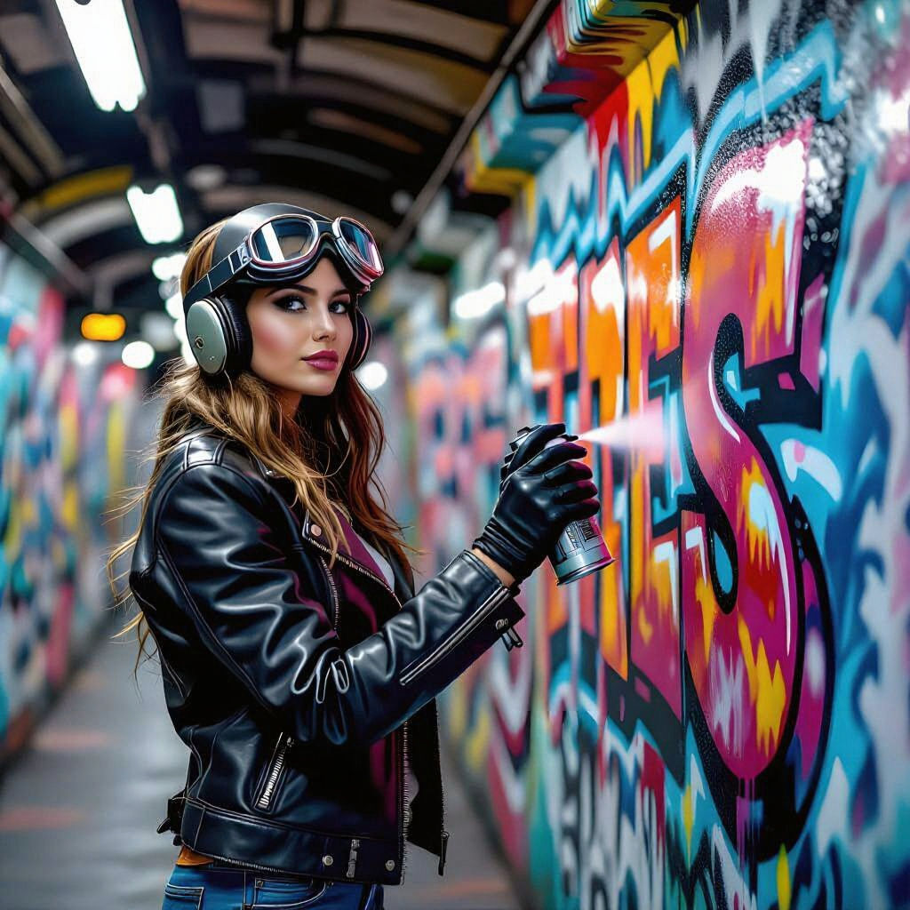 Pilot Paints Subway Graffiti Art, Splash Art Style