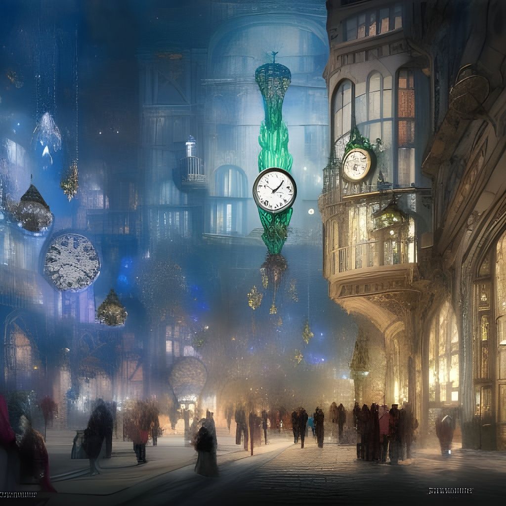 Clockpunk Snowflake Village Inspired by Daeni