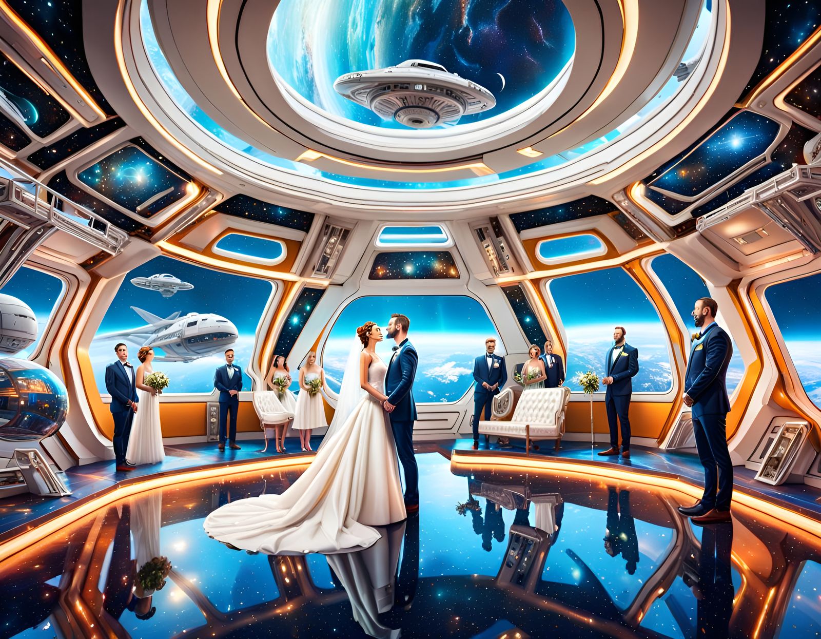 Wedding on the Spaceship