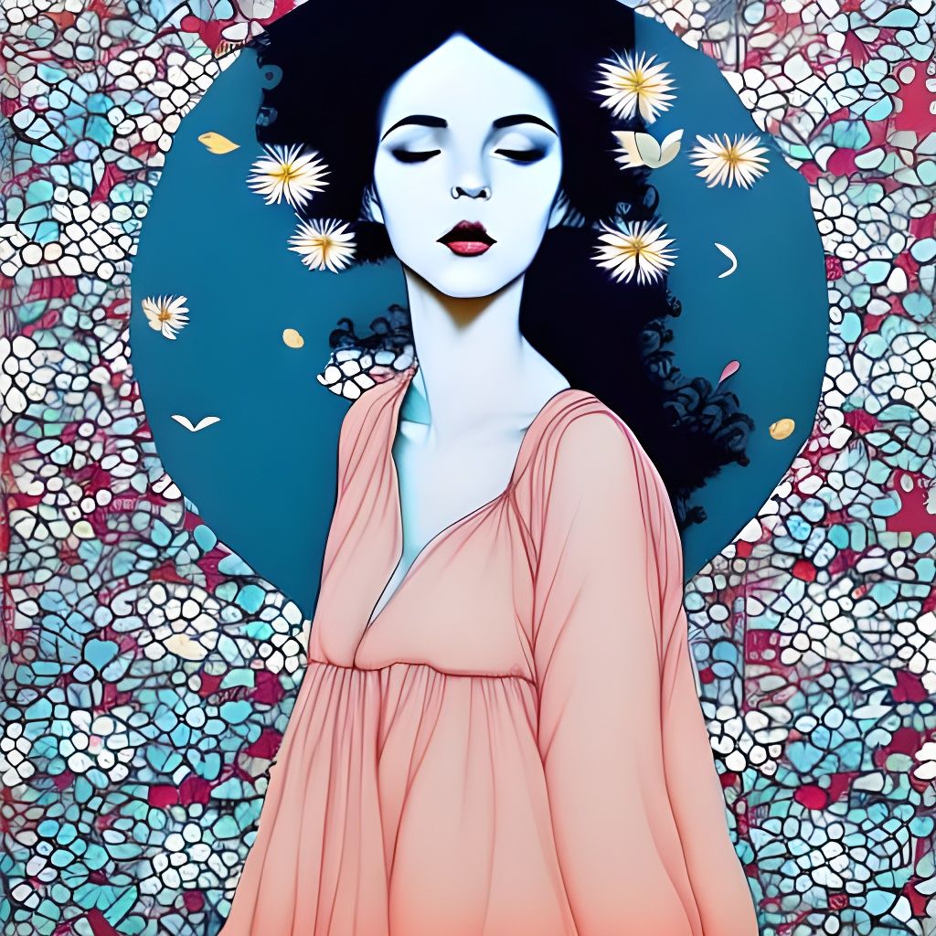 Magenta Music Inspired by Abstract Art