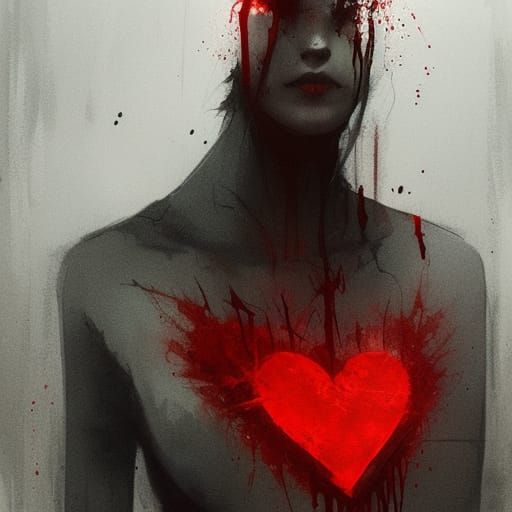 Heart Bleeding: Sinister Sorrow in a Dramatic Style