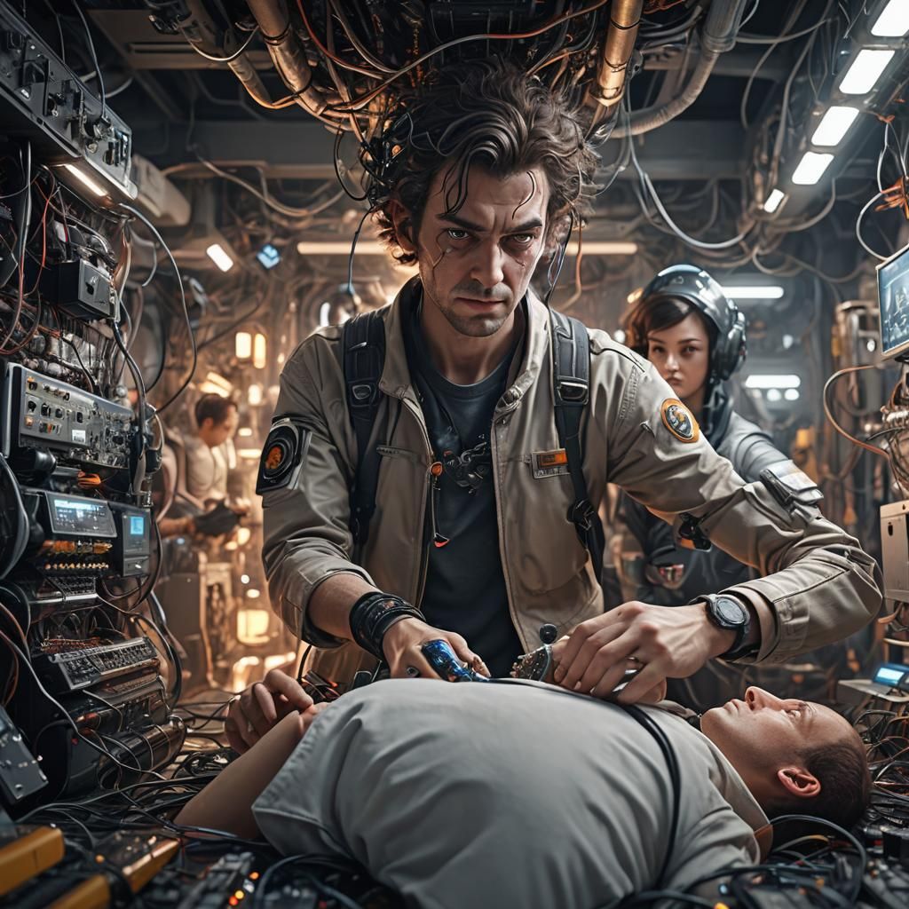 Disturbing Cybernetic Implantation: Highly Detailed Digital ...