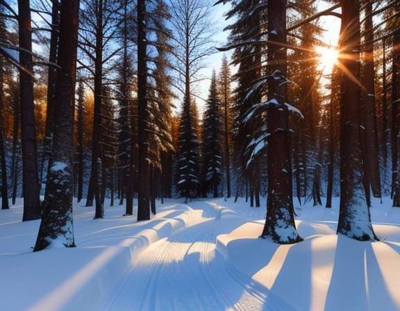 Forest in winter