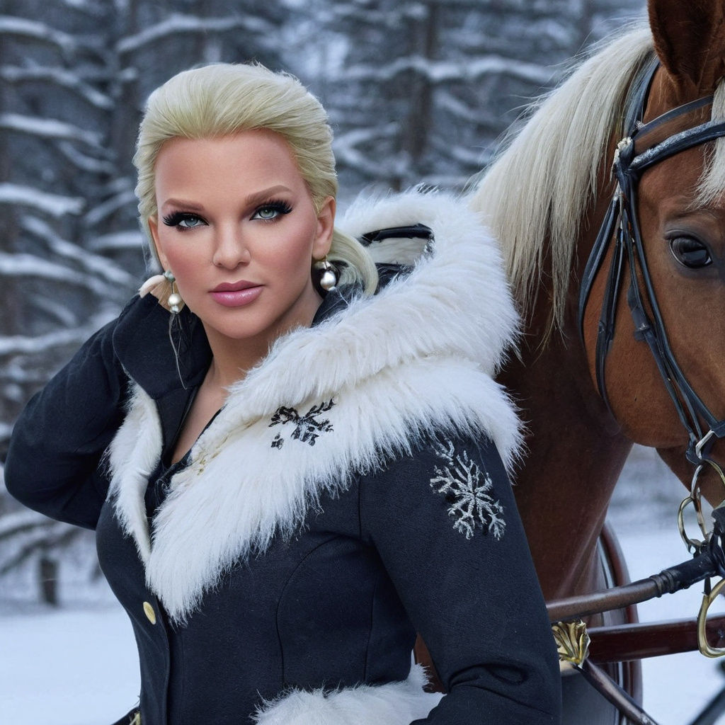 The Snow Queen in Winter Wonderland