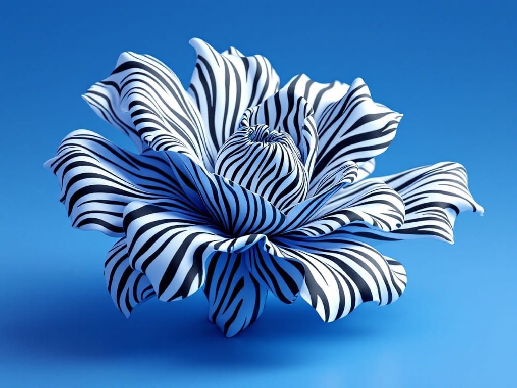  3d flower 4