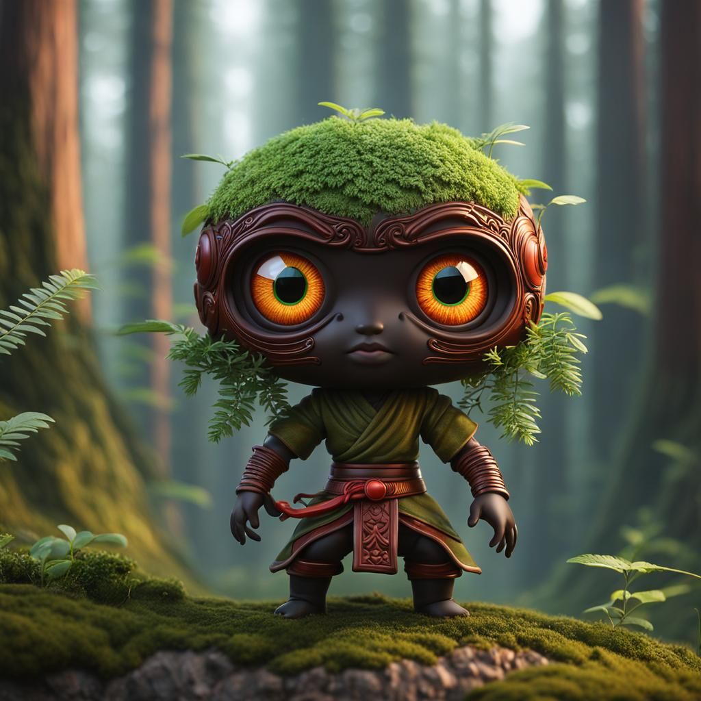 Redwood Seedling Leshy: Pathfinder Character Art