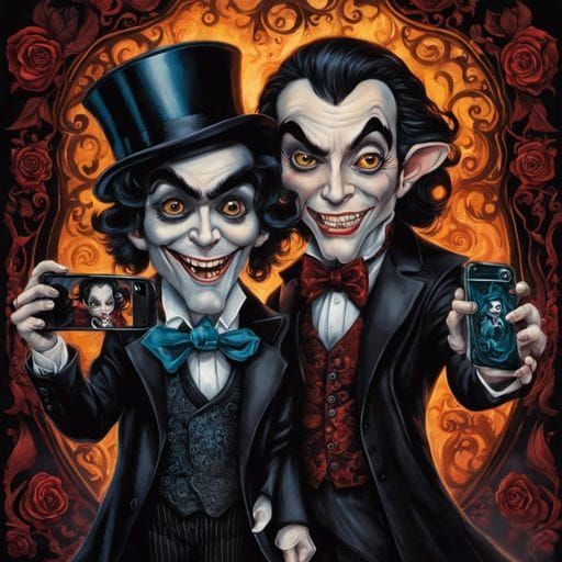 Dr Jekyll and Mr Hyde Selfie: Dark Art