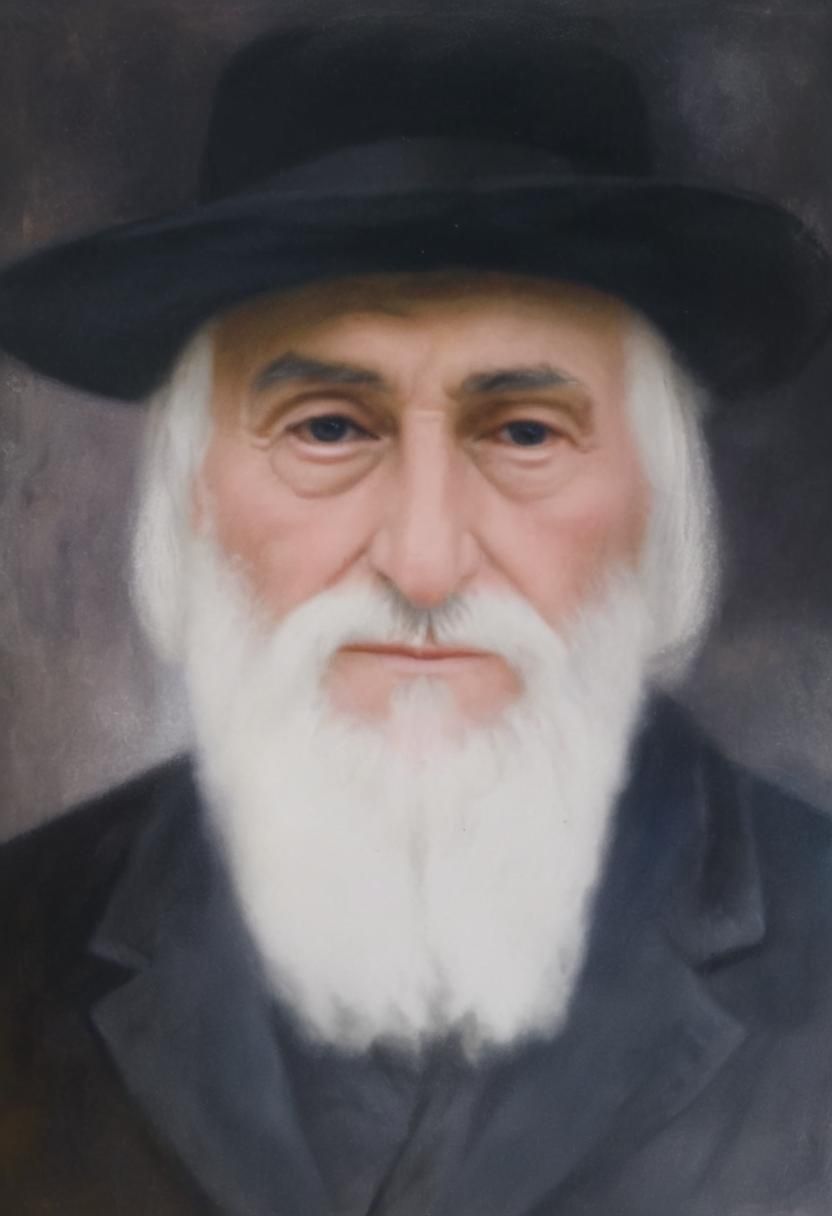 Rabbi Schneerson in Contemplation: Hyperrealistic Concept Ar...