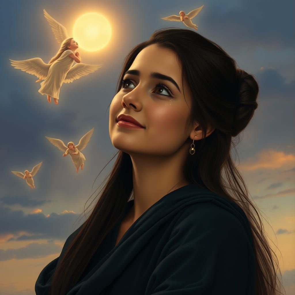 Turkish Woman's Bittersweet Moment with Angels