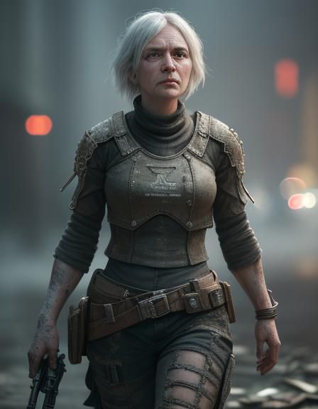 Post-Apocalyptic Wasteland Inspired by H.R. Giger