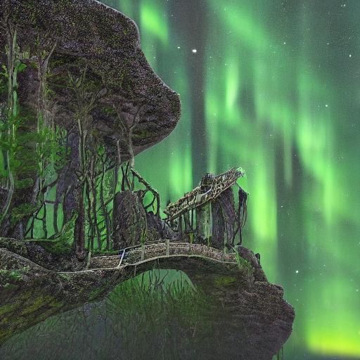 Surreal Crystal Metronome in Tundra, Hyper-Realistic 8K