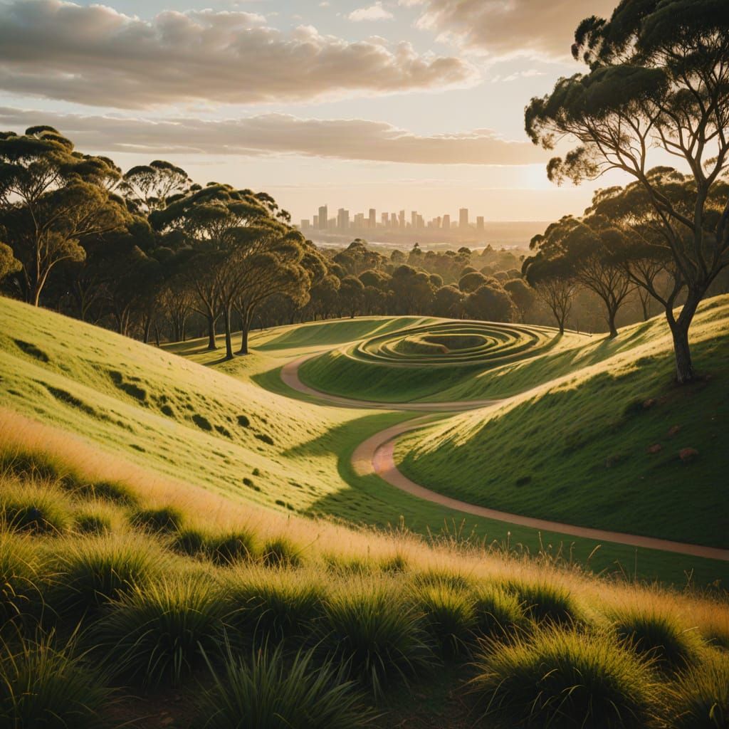 Surreal Sydney Landmark Captured in Golden Hour