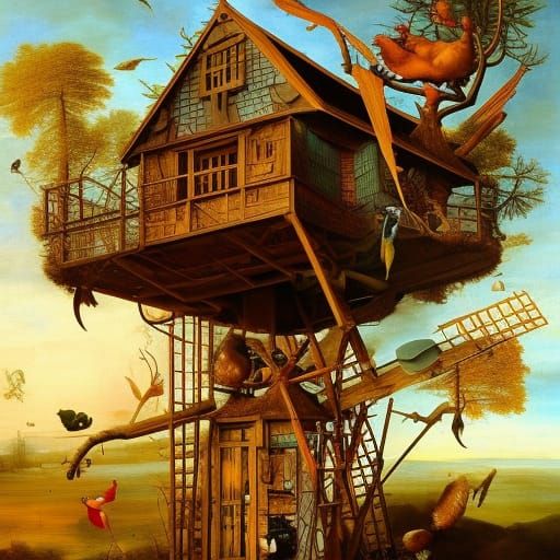 Chicken COOP TREEHOUSE