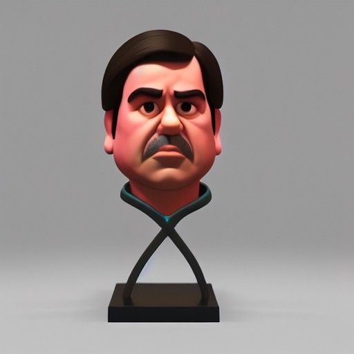 Pixar-Style 3D Rendering of a Character