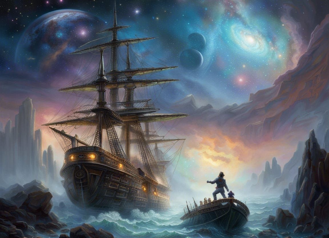 Space Pirates in Interstellar Skirmish: Ethereal Fantasy