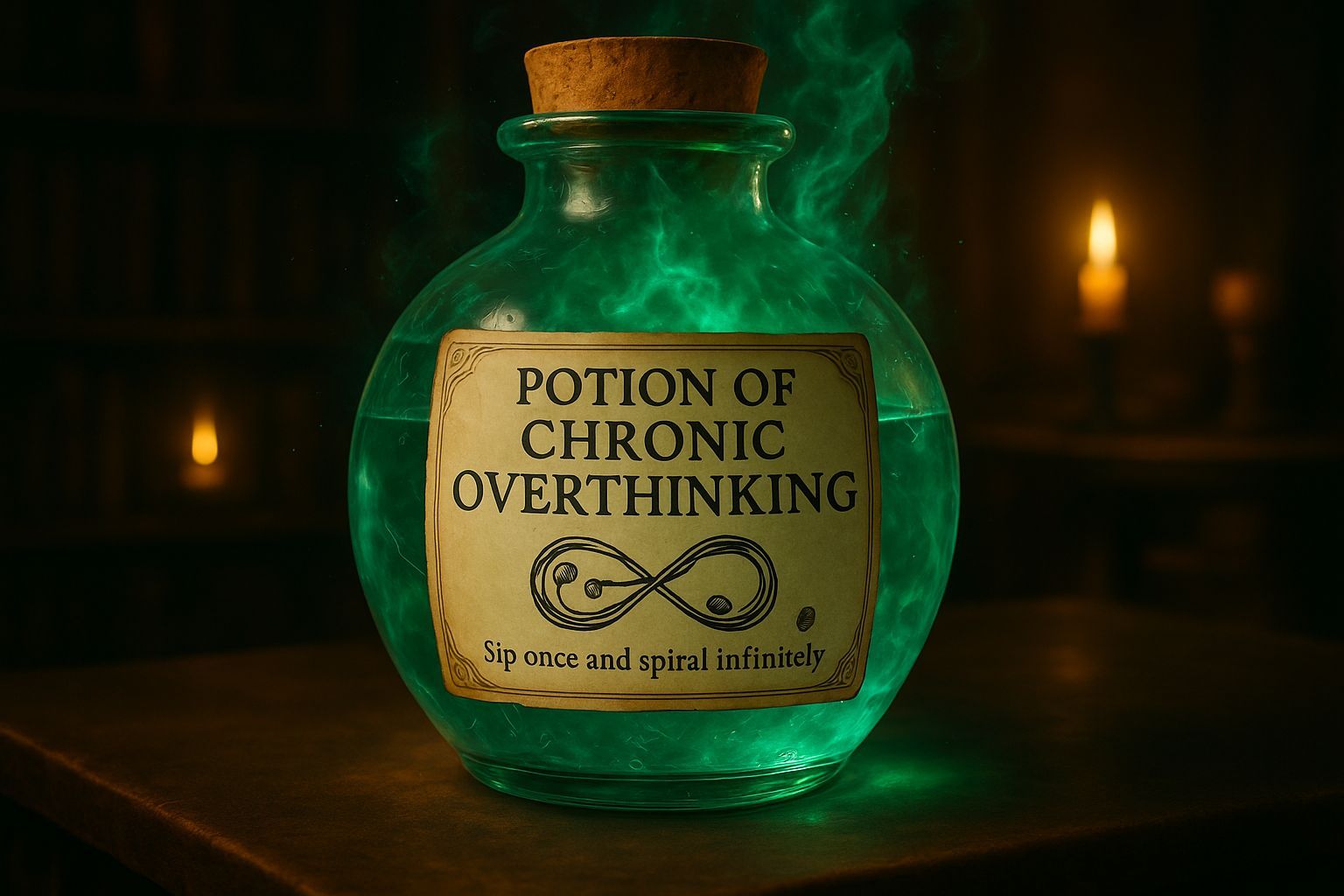 Ethereal Apothecary Flask Radiates Mystical Aura