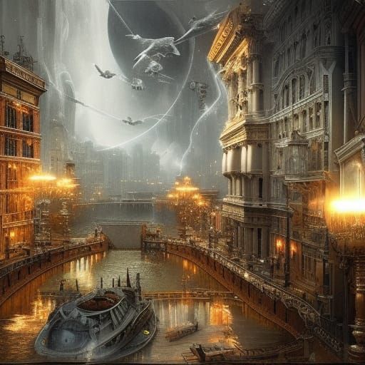 Epic Cinematic Birthday Celebration in Digital Art