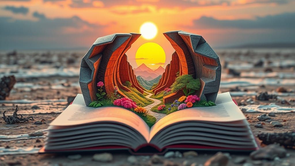 Fantastical Portal to a Vibrant Dimension