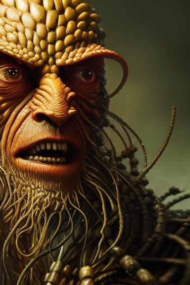 Donald Trump Portrait in Hyperdetailed Photorealistic Oil Pa...