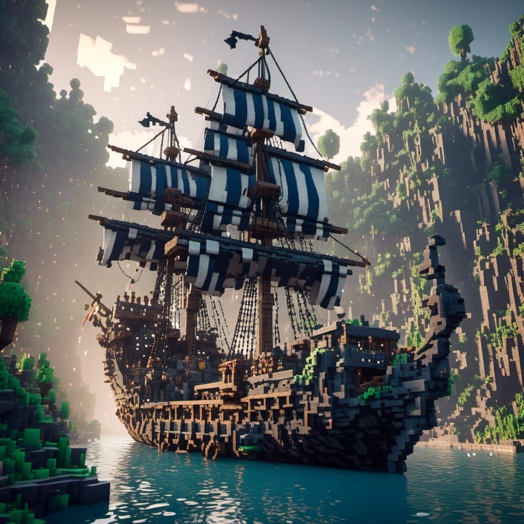 Minecraft Ship Idea (Made for a friend)