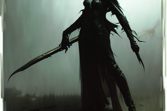 Vampire Hunter Enchantress in Dynamic Style