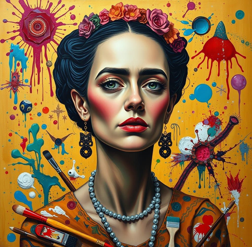 Intricate Portrait of a Creative Woman