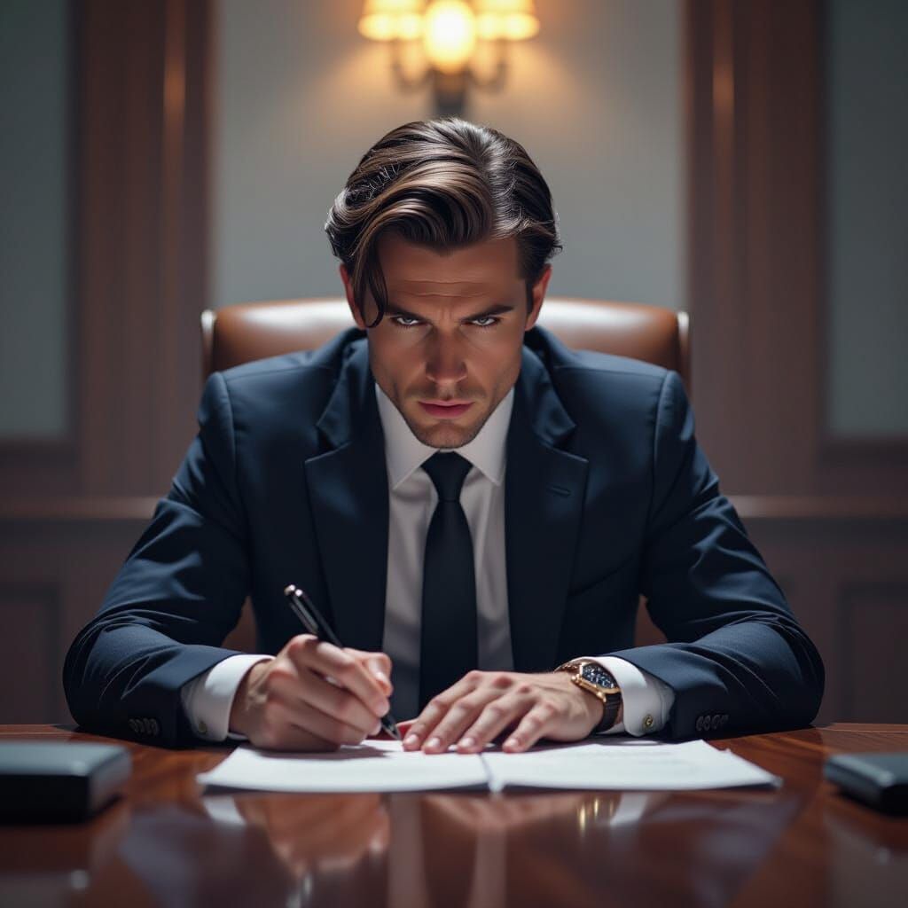 Intense Negotiation in Atmospheric Conference Room