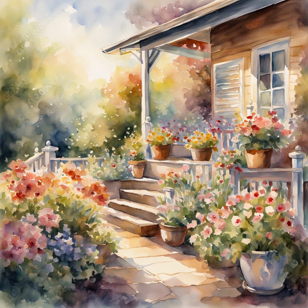 Work in my Flower Garden