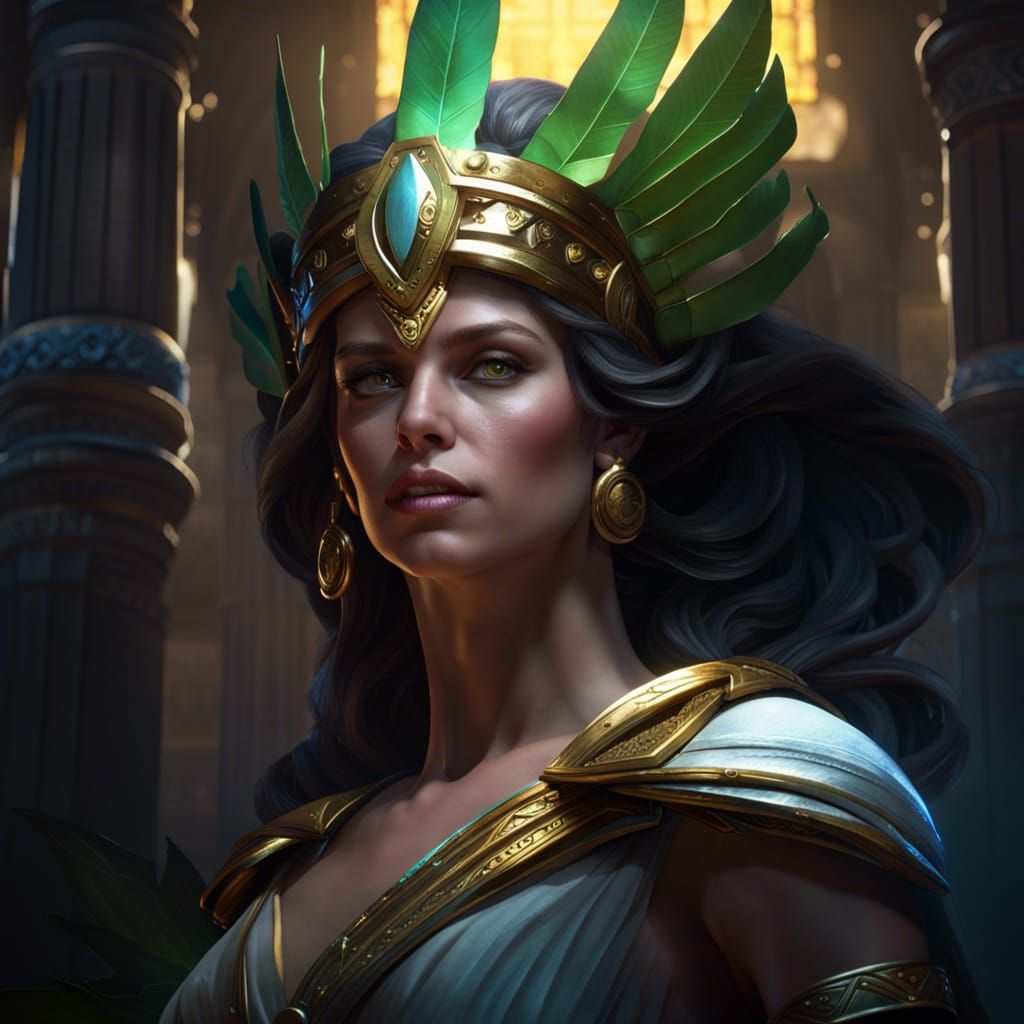 Hera, Olympian Queen: Dark Fantasy Art