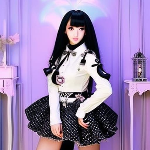 Y2K Fairycore Portrait in Hyperdetailed Digital Art