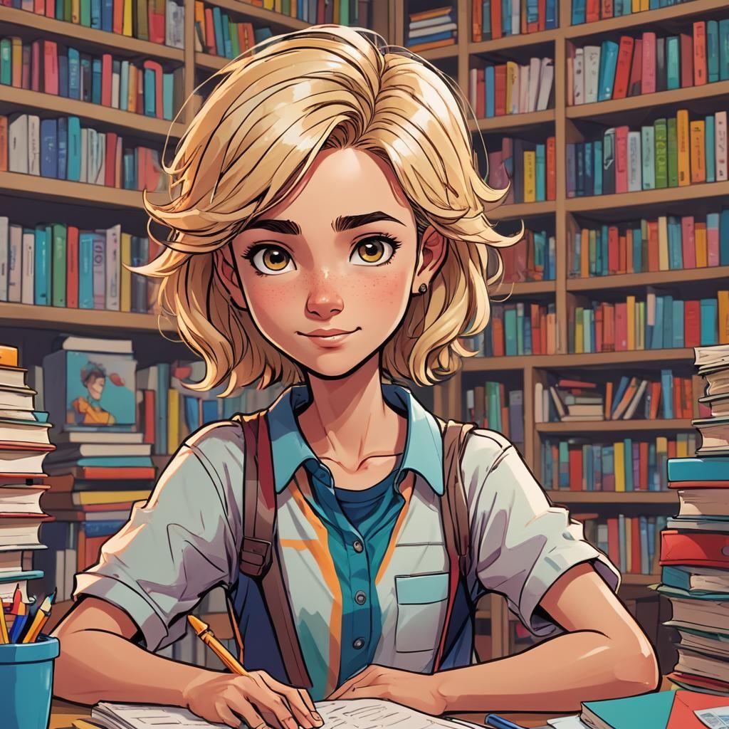 Brandon from Dork Diaries Concept Art