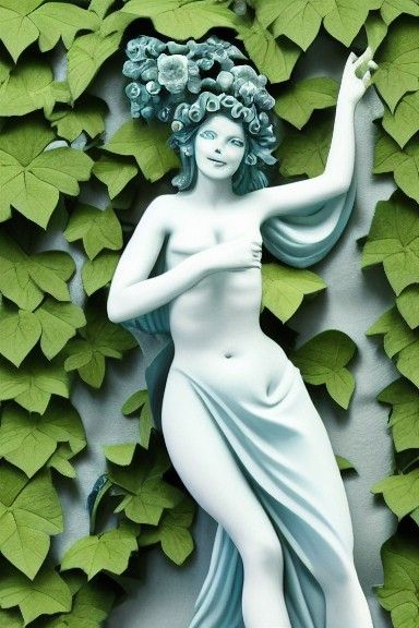 Goddess of Unity: Ivy in AI Art