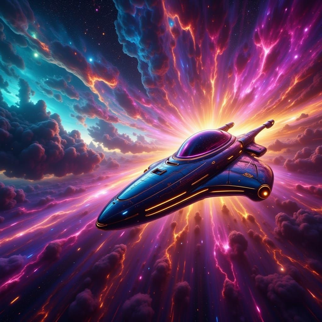 Hypermodern spaceship in the unleashed universe!