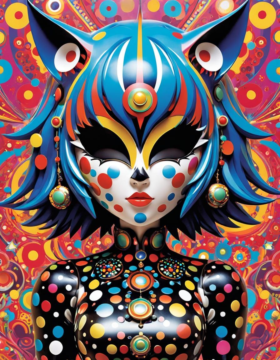 southwest, benday dots, aurora