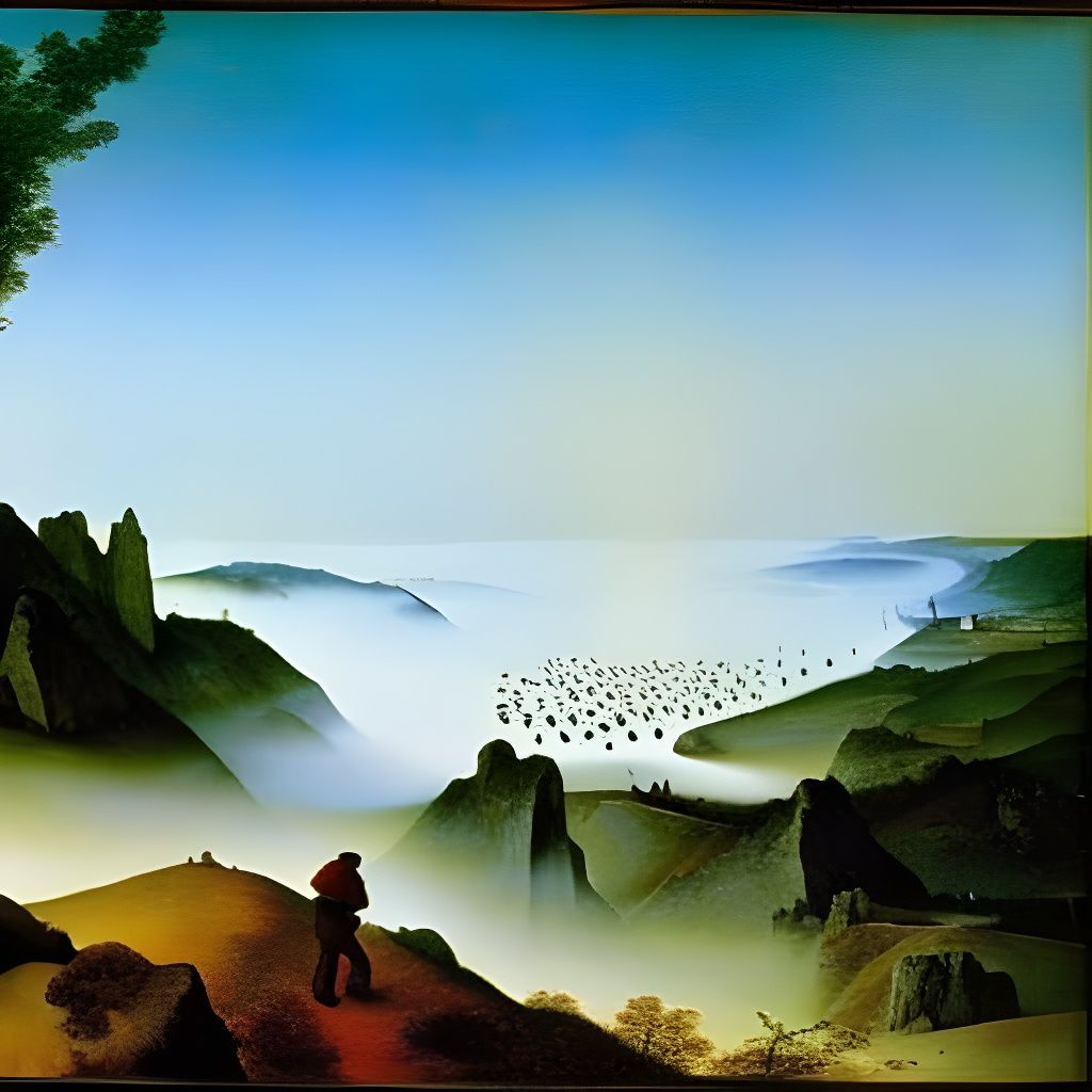 Wanderer Above the Sea of Fog: A Classic Scene