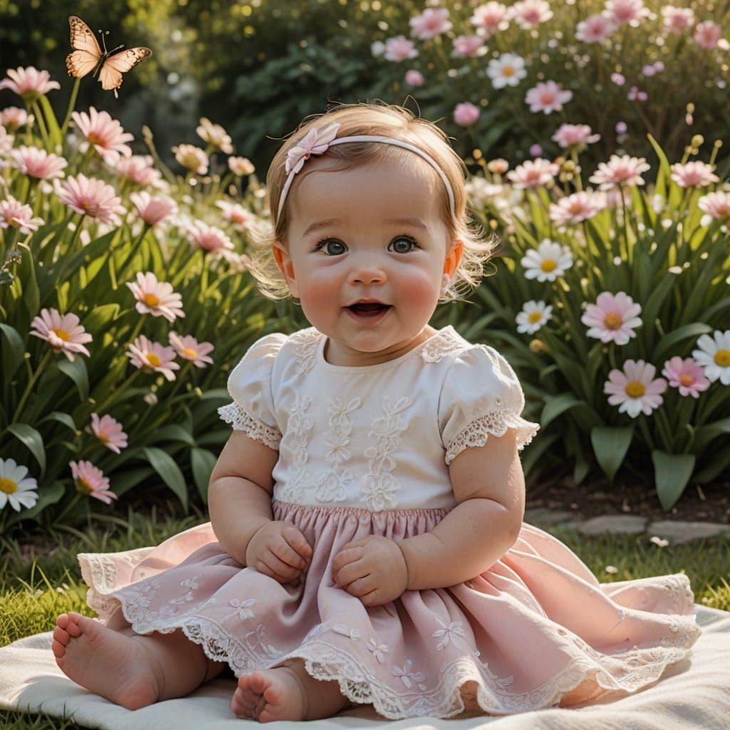 Surreal Garden Ballerina in Pastel Pink Tutu