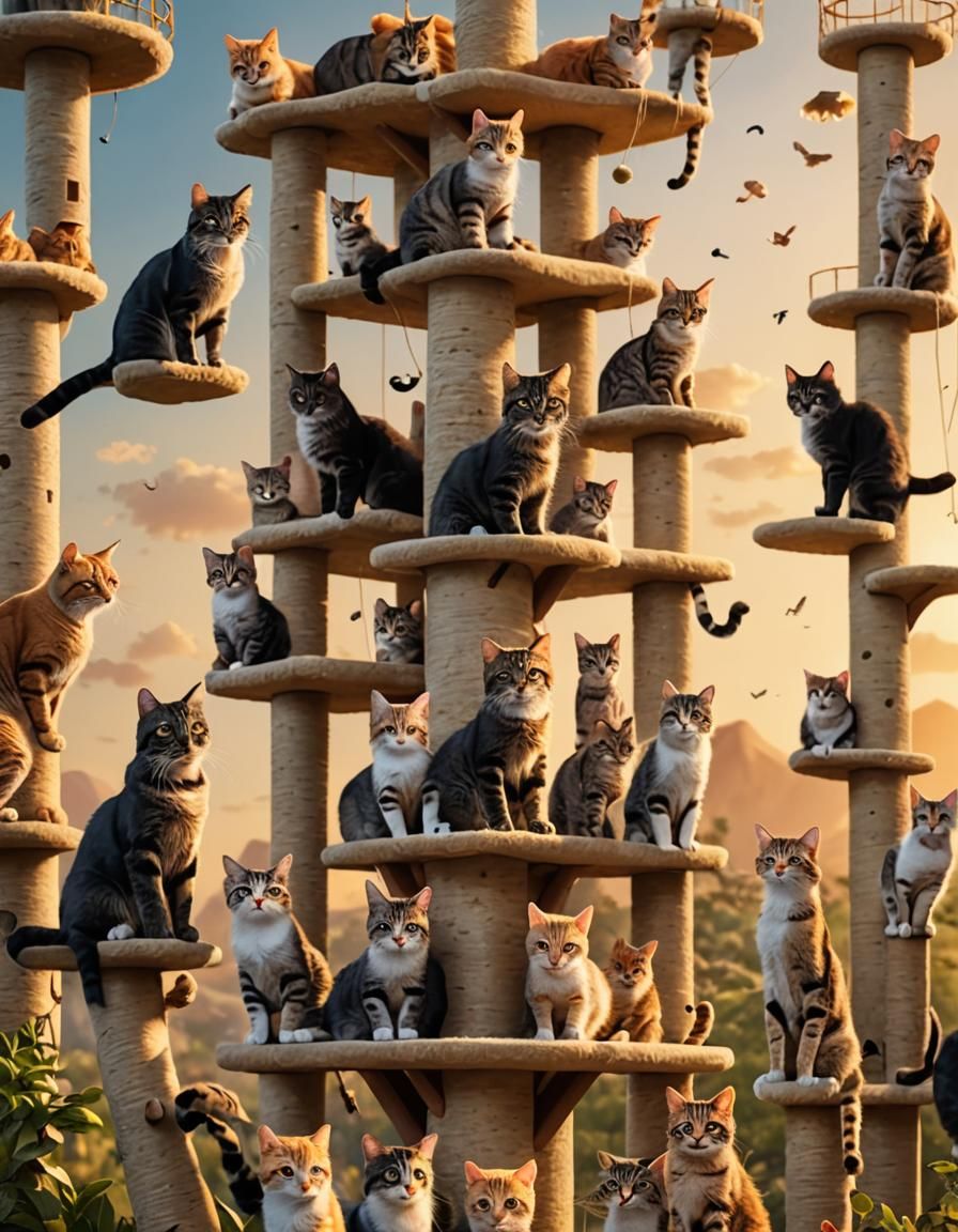 The Ultimate Cat Tower