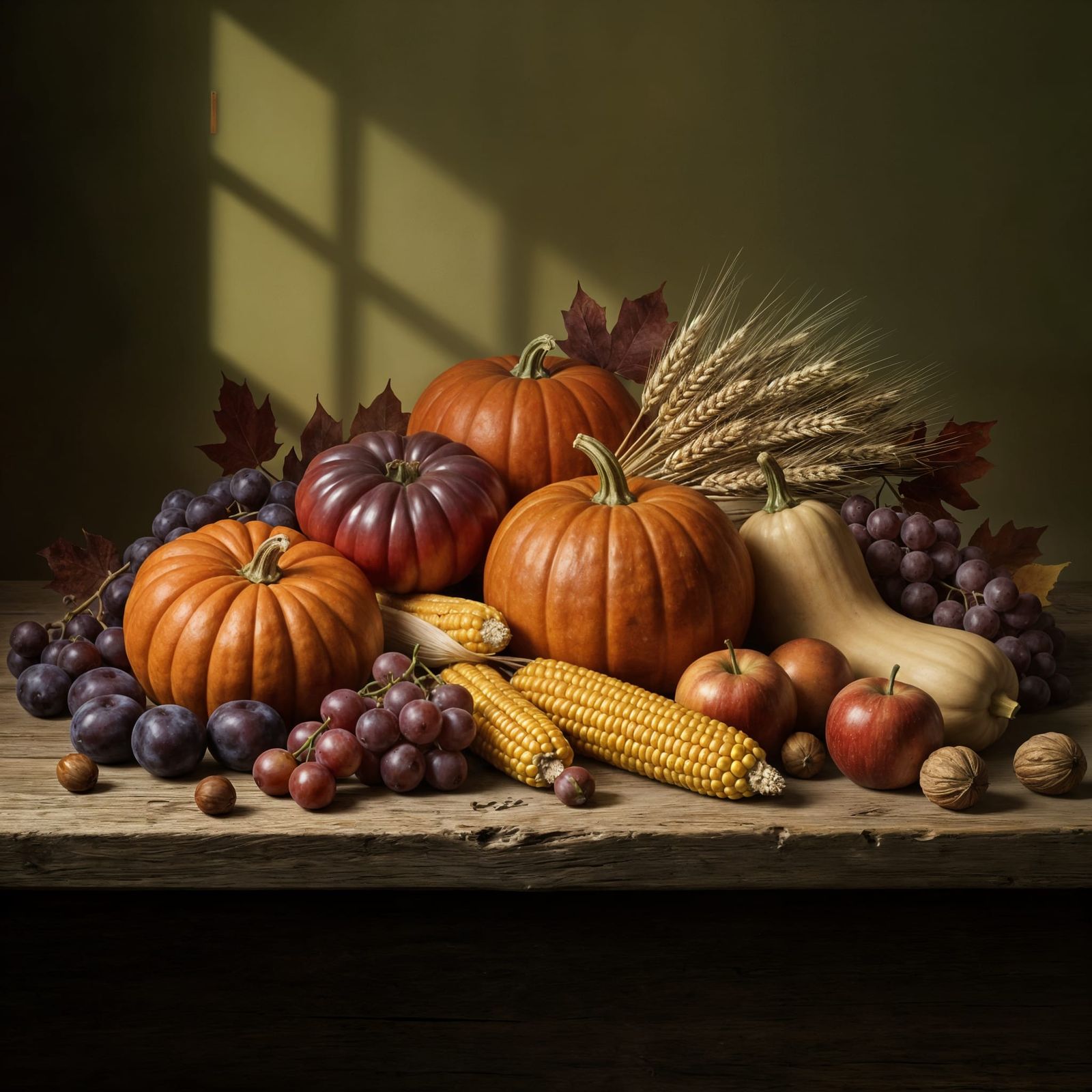 Dutch Golden Age Harvest Festival Still Life Painting