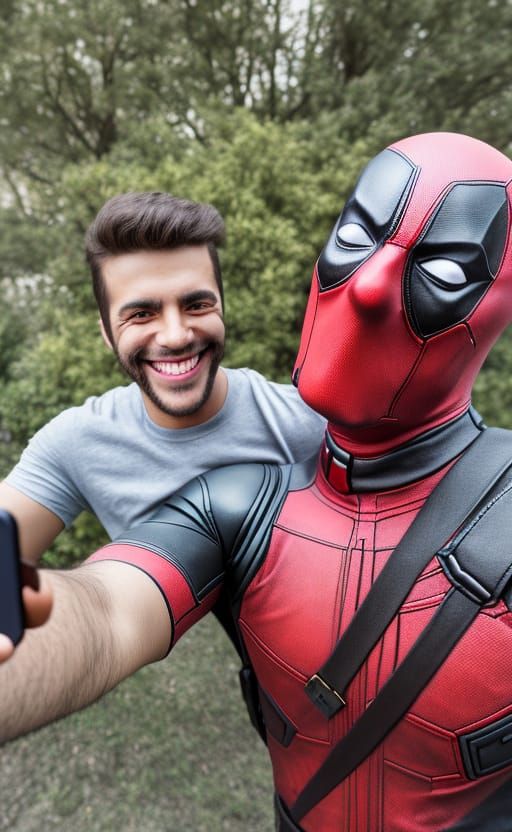 Deadpool, cast in place of Johnny Knoxville for his "MIB" role