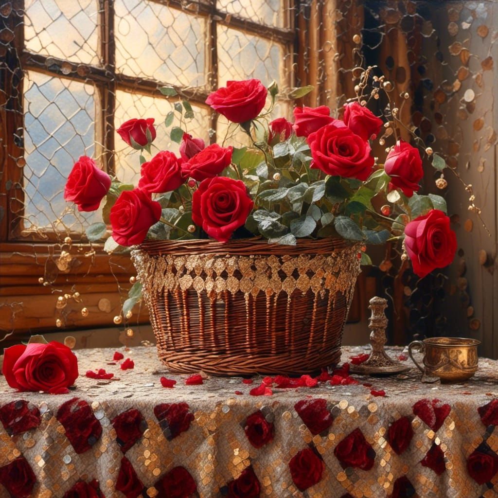 <lora:SuperHyperrealism:1.0> Mosaic. At sunset, in the artis...