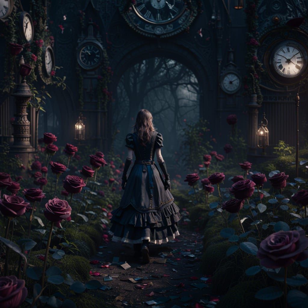 Alice in Post-Apocalyptic Wonderland Garden