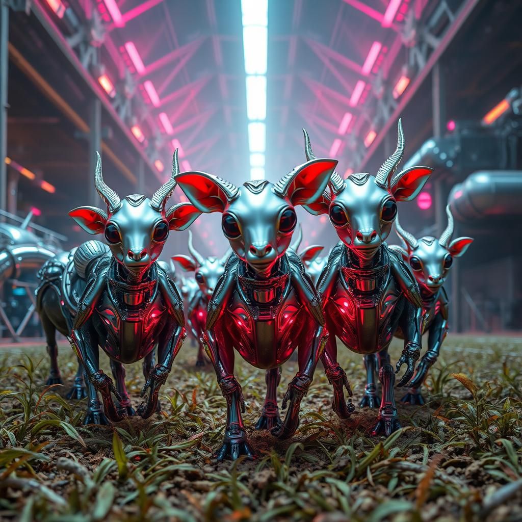 Sassy Alien Farm Animals Cause Sci-Fi Mischief