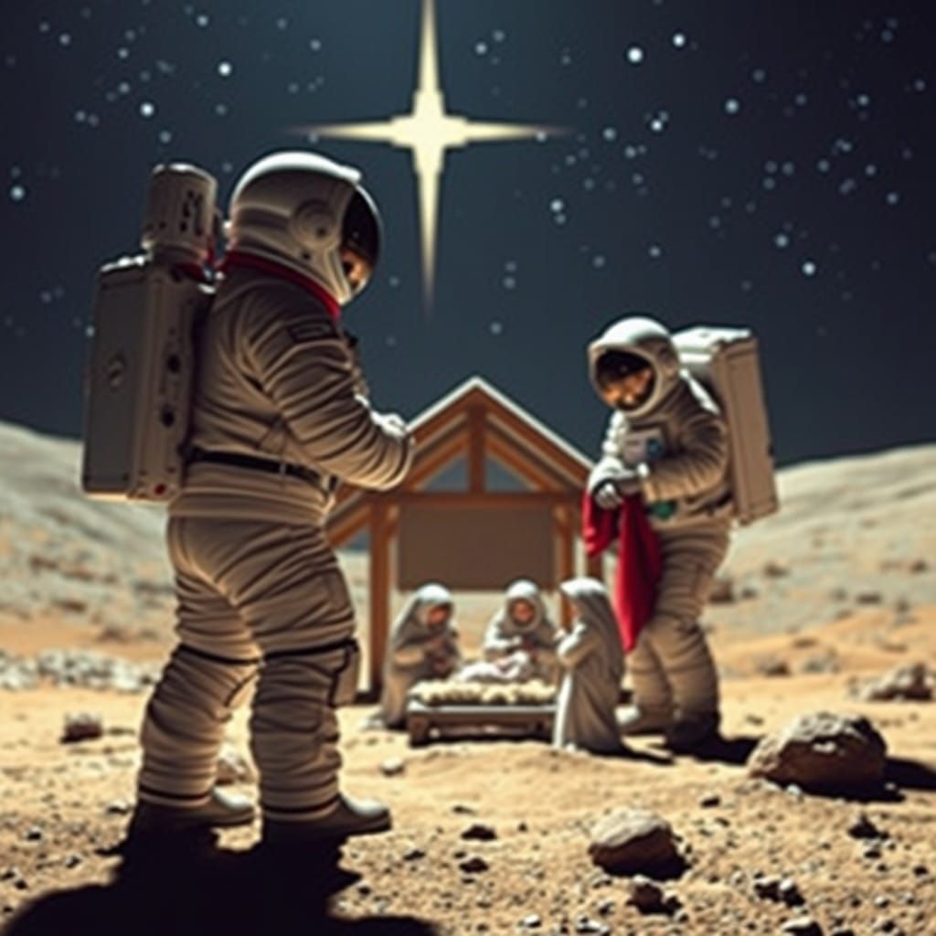 Cosmic Nativity on the Red Planet