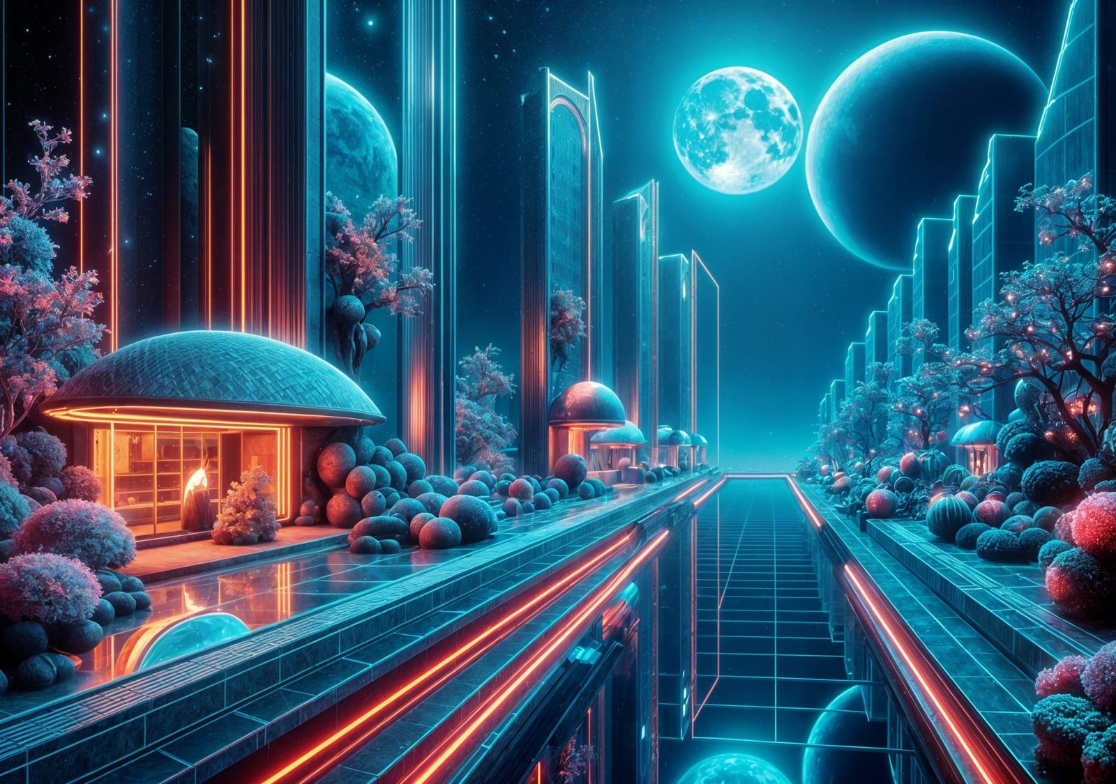 Underwater Sci-Fi Metropolis of Tomorrow