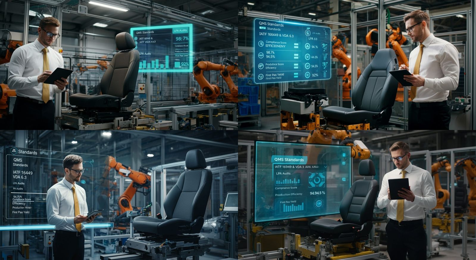 Quality Assurance Specialist in High-Tech Automotive Plant