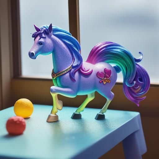 Magical Pegasus Treats Box with Rainbow Glow