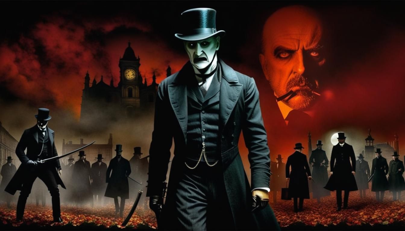 Jack the Ripper: Autumn Horror Collage