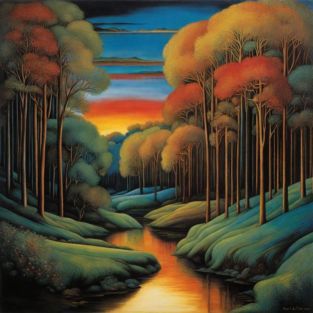 Colorful Ink Flow: An Atmospheric Masterpiece